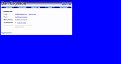 Desktop Screenshot of contact.daneagleton.com