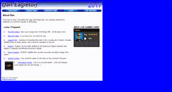 Desktop Screenshot of about.daneagleton.com
